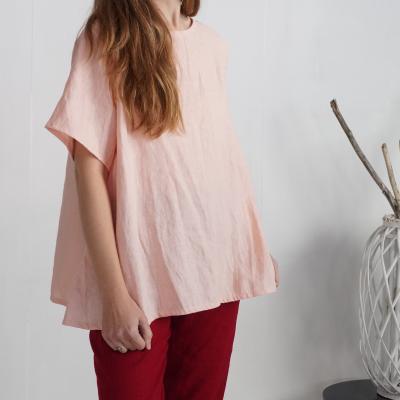 Blouse trapèze ample en lin OKAVANGO