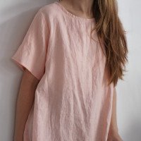 Blouse trapèze ample en lin OKAVANGO