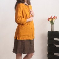 Veste en lin boutonnée VOLTA