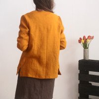 Veste en lin boutonnée VOLTA