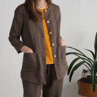 Veste en lin boutonnée VOLTA