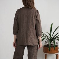 Veste en lin boutonnée VOLTA