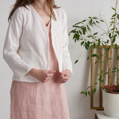 Veste kimono courte en lin PURUS