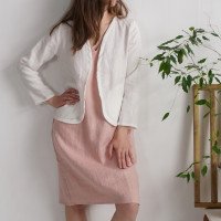 Veste kimono courte en lin PURUS