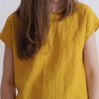 Blouse en lin fendue au dos NENE