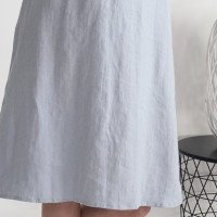 Robe de plage en lin à dos croisé CHENAB