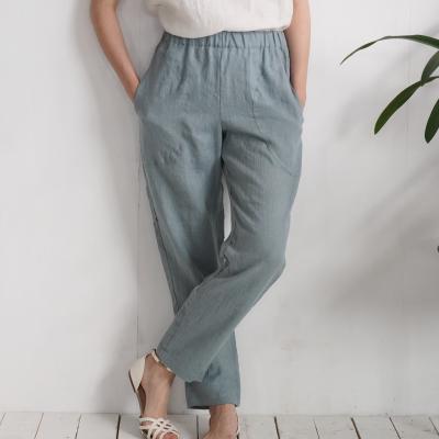 Pantalon fuselé en lin THAMES