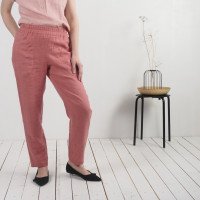 Pantalon fuselé en lin THAMES