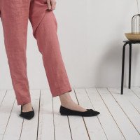 Pantalon fuselé en lin THAMES