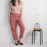 Pantalon fuselé en lin THAMES