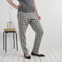Pantalon fuselé en lin THAMES