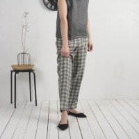 Pantalon fuselé en lin THAMES