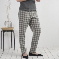 Pantalon fuselé en lin THAMES