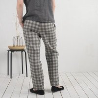 Pantalon fuselé en lin THAMES