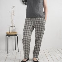 Pantalon fuselé en lin THAMES