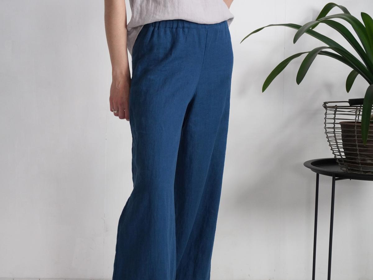 Pantalon large en lin MAHI