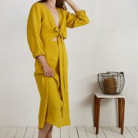 Robe en lin à nouer devant WARBURTON