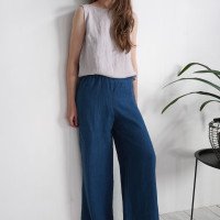 Pantalon large en lin MAHI