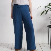 Pantalon large en lin MAHI