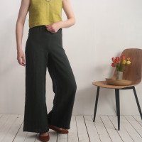 Pantalon large en lin MAHI