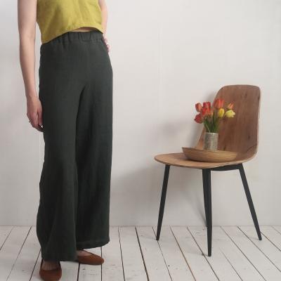 Pantalon large en lin MAHI