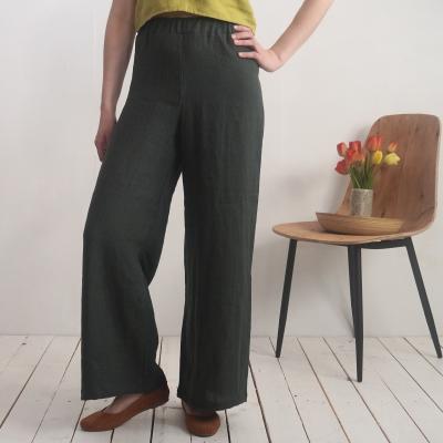 Pantalon large en lin MAHI