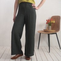 Pantalon large en lin MAHI