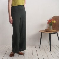 Pantalon large en lin MAHI