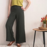 Pantalon large en lin MAHI