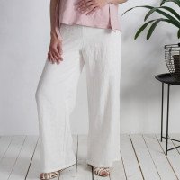 Pantalon large en lin MAHI