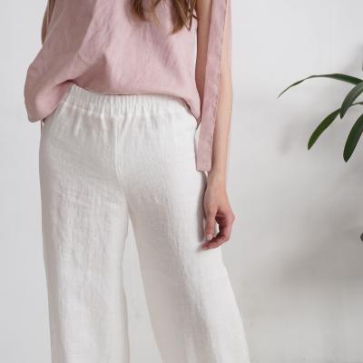 Pantalon large en lin MAHI