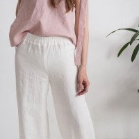 Pantalon large en lin MAHI