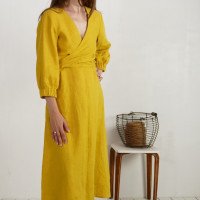 Robe en lin à nouer devant WARBURTON