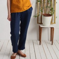 Pantalon en lin à cordon VOLGA