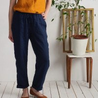 Pantalon en lin à cordon VOLGA