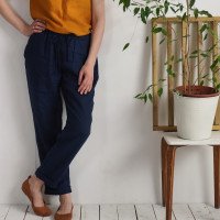 Pantalon en lin à cordon VOLGA