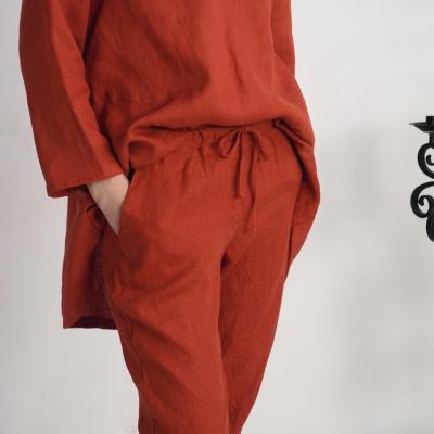 Pantalon en lin à cordon VOLGA
