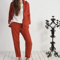 Pantalon en lin à cordon VOLGA
