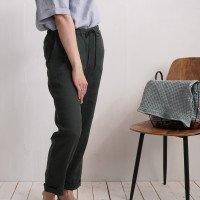 Pantalon en lin à cordon VOLGA