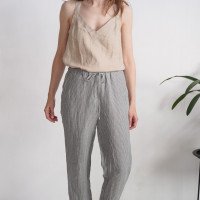 Pantalon en lin à cordon VOLGA