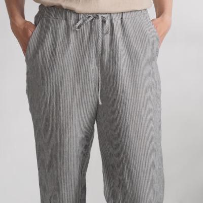 Pantalon en lin à cordon VOLGA