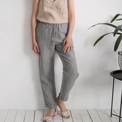 Pantalon en lin à cordon VOLGA