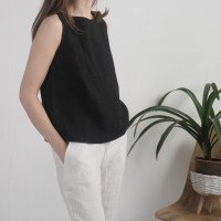 Pantalon en lin à cordon VOLGA