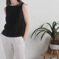 Pantalon en lin à cordon VOLGA