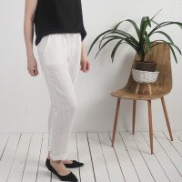 Pantalon en lin à cordon VOLGA