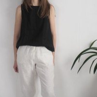 Pantalon en lin à cordon VOLGA