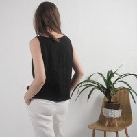 Pantalon en lin à cordon VOLGA