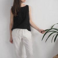 Pantalon en lin à cordon VOLGA