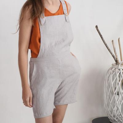 Salopette short en lin CHINDWIN