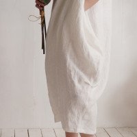 Robe de mariée boule en lin pour la grossesse BELAYA